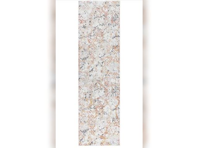 Lot 96-181355 - Rizzy Home Alora Decor Lavish 2'7"x8' Geometric Beige/Gray/Rust/Blue Power-Loomed Area Rug
New