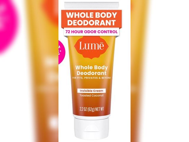 Lot 96-165578 - Lume Whole Body Women’s Deodorant - Invisible Cream - Aluminum Free - Toasted Coconut - 2.2oz Tube
N...