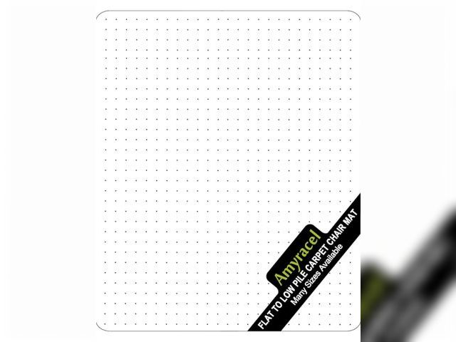 Lot 96-180878 - Amyracel Large Chair Mat for Carpet, Clear Computer Desk Chair Mat for Low Pile Carpeted Floors, Eas...