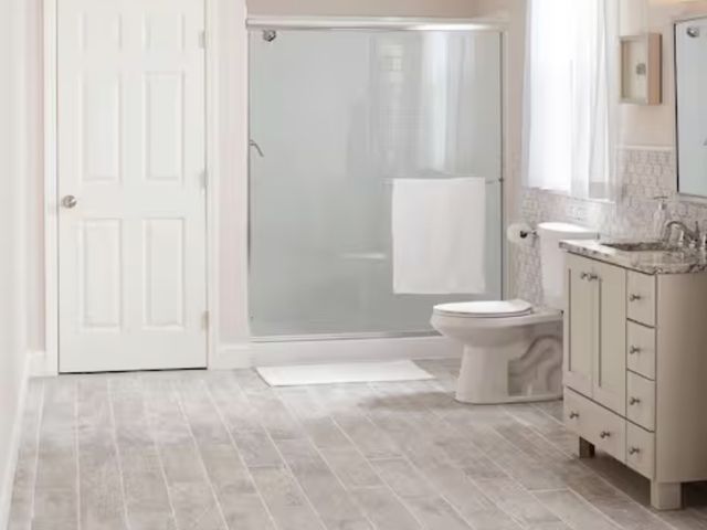 Lot 96-224116 - Approx 115 Sq Fr Marazzi
Montagna Dapple Gray 6 in. x 24 in. Porcelain Floor and Wall Tile (14.53 sq...