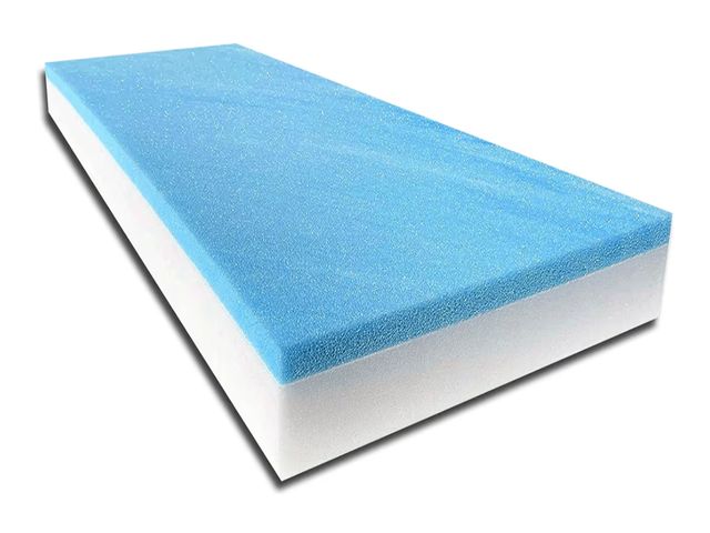 Lot 96-181288 - FoamTouch 8" Height x 48" Width x 75" Length Camper/RV bunk Mattress with Gel Memory Foam -No Cover ...