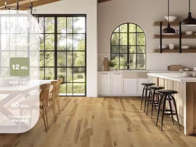 Lot 96-172979 - 238 Sq Ft of Home Decorators Collection
Leo Hill Oak 12 MIL x 7 in. W x 48 in. L Waterproof Click Lo...