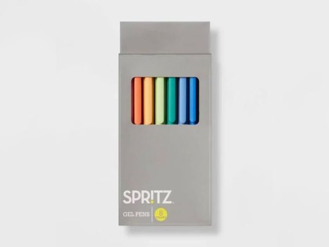 Lot 96-164734 - Spritz Gel Pens, 8 Colors, Multicolored Writing Set
New box ripped