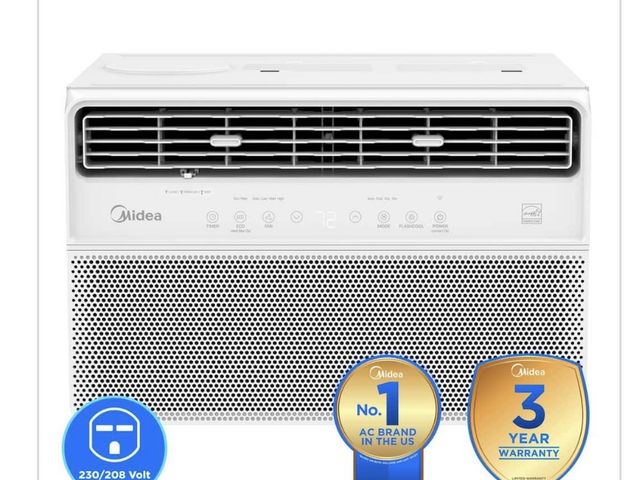 Lot 96-227904 - Midea 23,200 BTU Smart Inverter
Plus Window Air Conditioners for Rooms up to 1,500 Sq. Ft. with Dual...