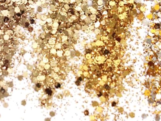 Lot 96-170330 - 2 Pack Yaper Gold Face and Body Glitter Gel, Neon Outfit Glow Party for Body Hair Face Nail Accessor...