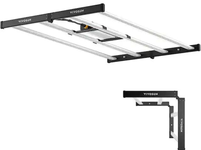 Lot 96-211837 - VIVOSUN
300-Watt 4 Bars Foldable LED Grow Light, Full Spectrum, Warm White
New 
Msrp $259.99