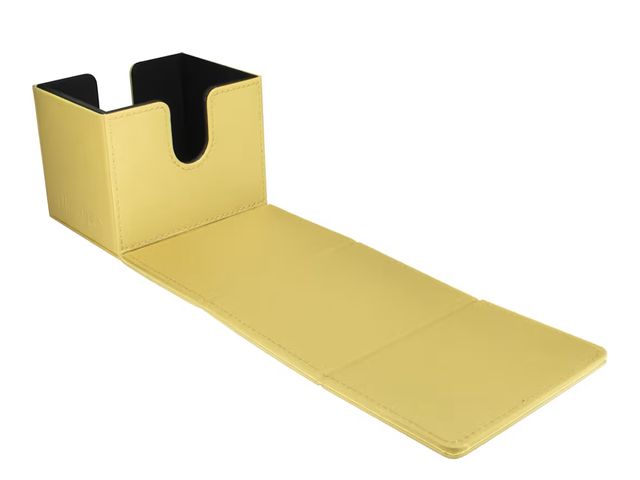 Lot 96-193759 - Ultra Pro - Vivid Alcove Edge Deck Box (Yellow) - Stores &amp; Protects Up To 100 Standard Size Coll...