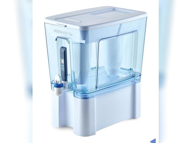 Lot 96-181273 - ZeroWater 52-Cup Ready-Read 5-Stage Water Filter Pitcher Dispenser with 5-Stage 0 TDS Zero Water Fil...