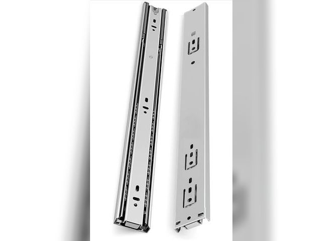 Lot 96-187963 - Gobrico 22-Inch Full Extension Ball Bearing Drawer Slides Soft Close Side Mounting Drawer Rail Runne...