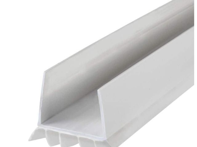 Lot 96-192646 - M-D Building Products 36 in. White Vinyl U-Shape Slide-On Under Door Seal
New