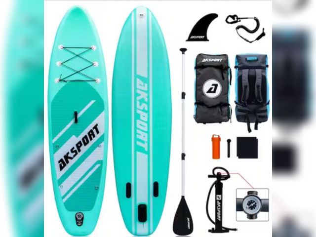 Lot 96-177391 - Outback Aquatics Inflatable Paddle Board Mint Green

New. Actual item may vary slightly from stock p...