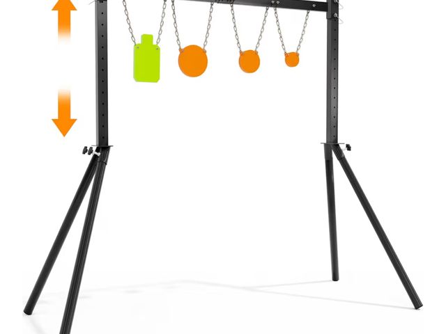 Lot 96-175082 - Steel Target Stand for AR500 Shooting Target Complete Kit 3/8" Thick 4'' 6'' 8'' 7''x 12'' Silhouett...