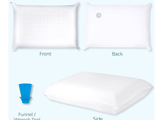 Lot 96-190629 - Mediflow Water Pillow with Memory Foam — Adjustable Waterbase; One-Piece Foam; Clinically Shown to R...