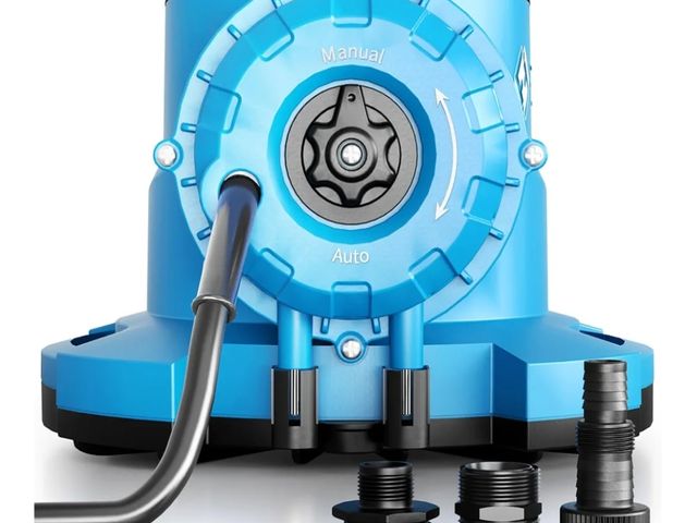 Lot 96-166727 - 2025Upgraded 1/3 HP Automatic Swimming Pool Cover Pump 2250 GPH Submersible Water Pump, Water Remova...