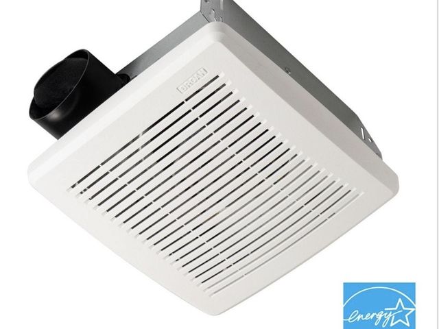 Lot 96-221864 - Broan-NuTone 50 CFM Ceiling Bathroom Exhaust Fan with No-Cut Installation, Quiet Operation New