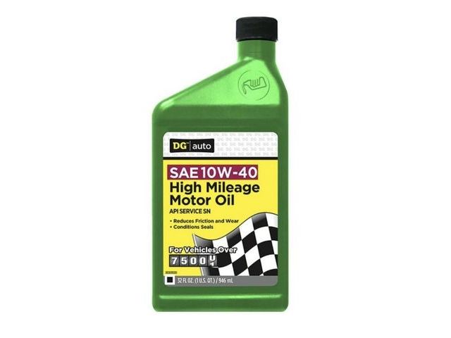 Lot 96-200776 - DG Auto SAE 10W-40 High Mileage Motor Oil, 32 fl oz New