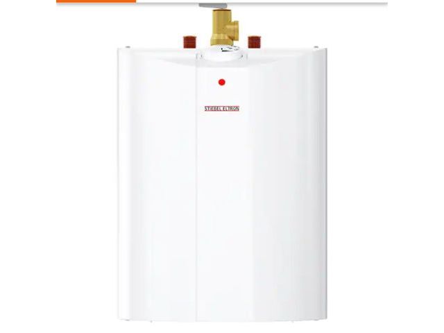 Lot 96-197400 - Stiebel Eltron
SHC 4 Gal. 6-Year Warranty 1300 W Compact Point-of-Use Mini-Tank Electric Water Heate...