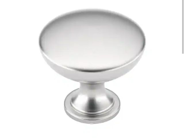 Lot 96-205516 - Bag of 16 Richelieu Hardware 
Copperfield Collection 1-3/16 in. (30 mm) Classic Brushed Nickel Round...