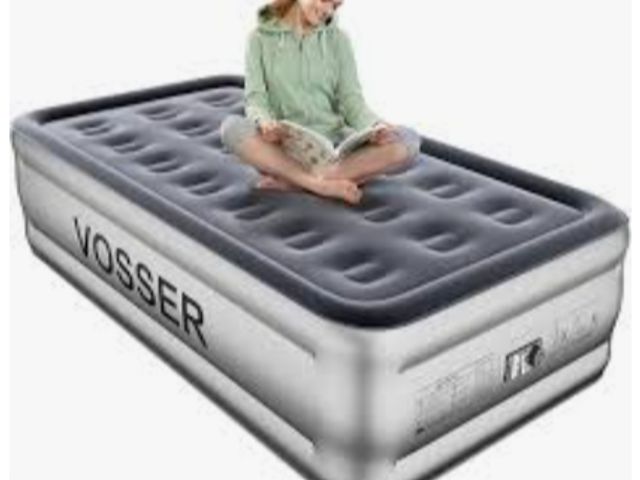 Lot 96-230740 - VOSSER Twin Air Mattress with Built in Pump,XL-Long Blow up Mattress,500lb Patented I Beam Blow Up M...