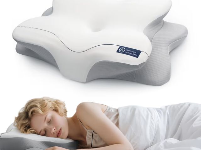 Lot 96-177746 - Artelse
4.3
4.3 out of 5 stars
(62)
Cervical Neck Pillow for Neck &amp; Shoulder Pain Relief - Ergon...