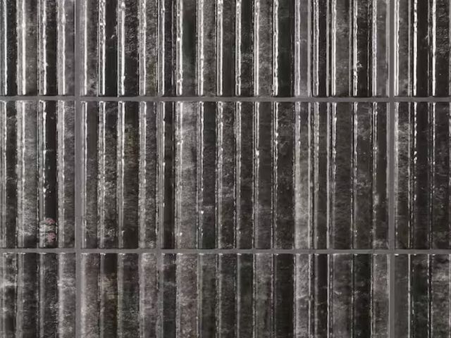 Lot 96-166882 - 19.36 sq. ft. of Ivy Hill Tile
Mawr Black 5.9 in. x 11.81 in. Polished Fluted Ceramic Wall Tile (9.6...