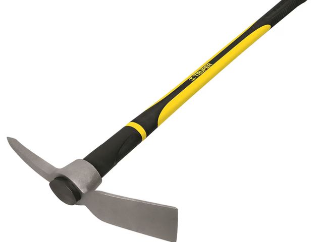 Lot 96-201283 - Truper Pick Mattock with Fiberglass Handle 2-1/2-Pound Pick Mattock - Garden Pick - Great for Projec...