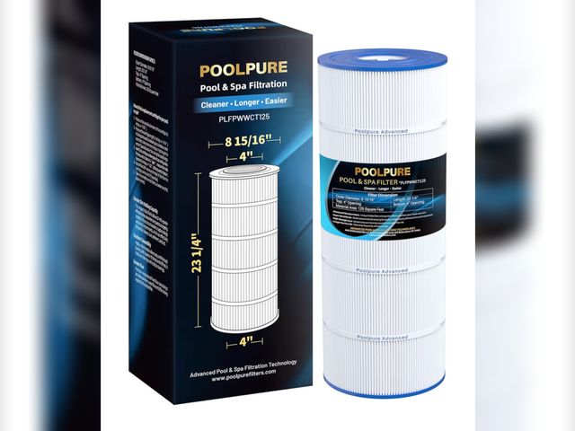 Lot 96-181282 - POOLPURE PLFPWWCT125 Pool Filter Replaces PWWCT125, Ultra-B2, Porpoise PP-B2-M, Clearwater II ProCle...