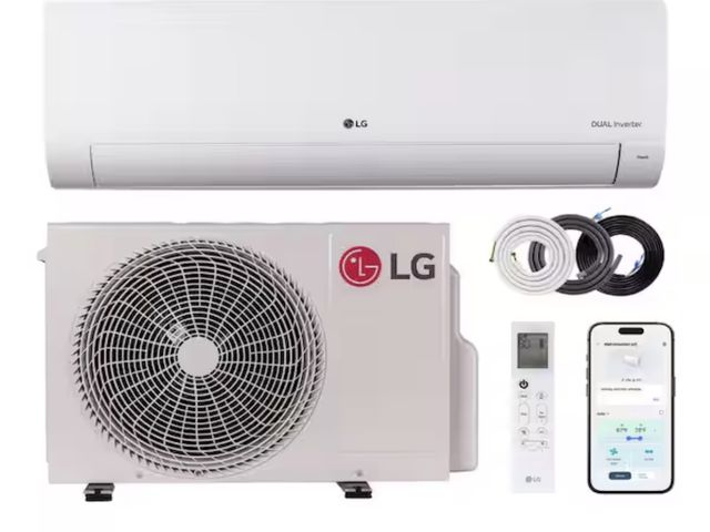 Lot 96-227412 - LG
20 SEER2 24,000 BTU Wi-Fi ready Duct-free Mini Split Heater &amp; Air Conditioning Inverter Drive...