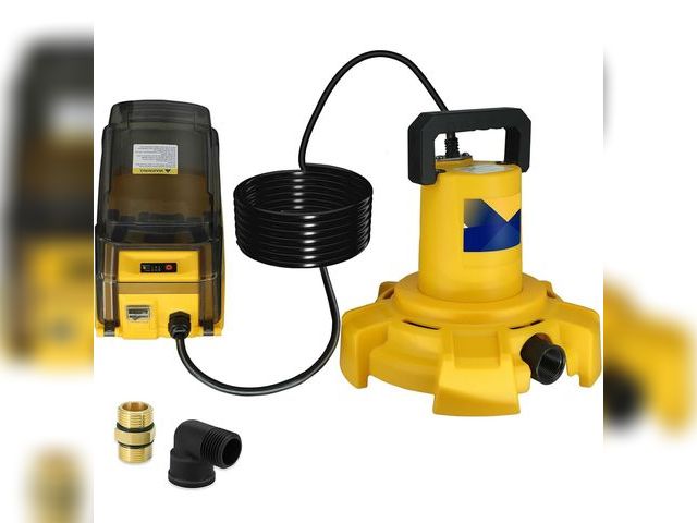 Lot 96-166687 - Cordless Submersible Sump Pump Compatible with Dewalt 20V Battery(Tool Only), 1320GPH Brushless Wate...