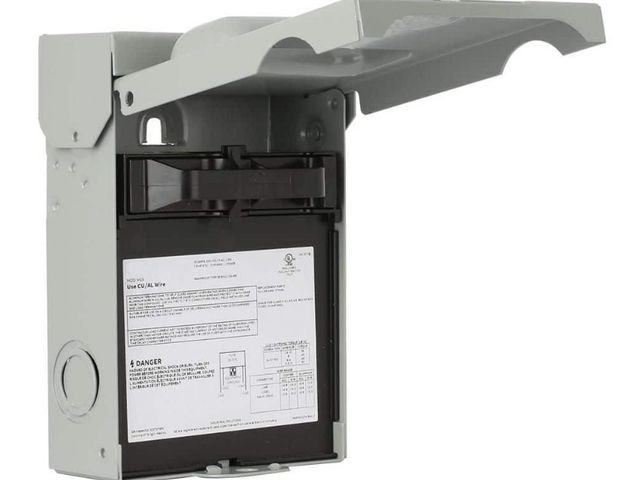 Lot 96-212194 - Midwest Electric Products 30-Amp 120/240-Volt Fused AC Disconnect (U035F2P)
New