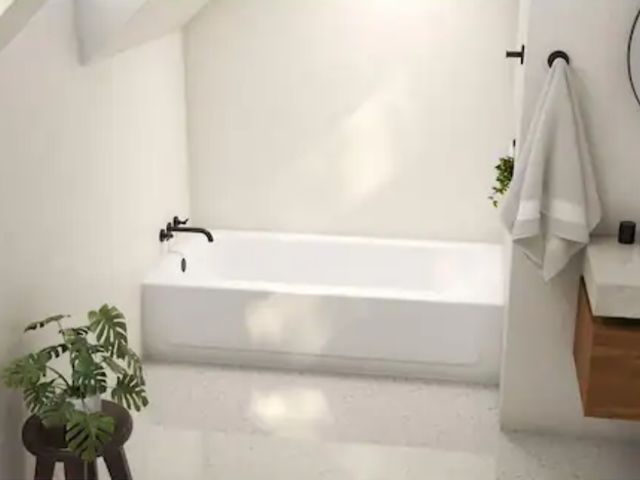 Lot 96-174575 - Bootz Industries
Aloha 60 in. x 30 in. Alcove Soaking Bathtub with Left Drain in White
Open Box / Ap...