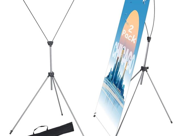 Lot 96-170859 - Frame Banner Stand Fits Any Banner Adjustable Size

New