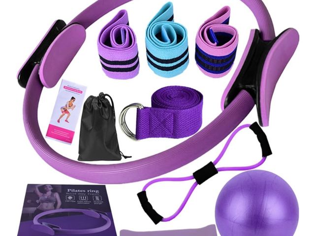 Lot 96-175914 - Pilates Equipment Kit for Women - Better Yoga Pilates Kit for Home Workouts with Pilates Ring and Ba...