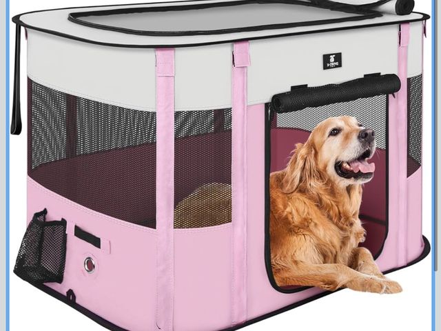 Lot 96-176931 - X-ZONE PET Dog Playpen, Puppy Cat Play Pen Portable Foldable Indoor/Outdoor Tent Crate Cage, Portabl...