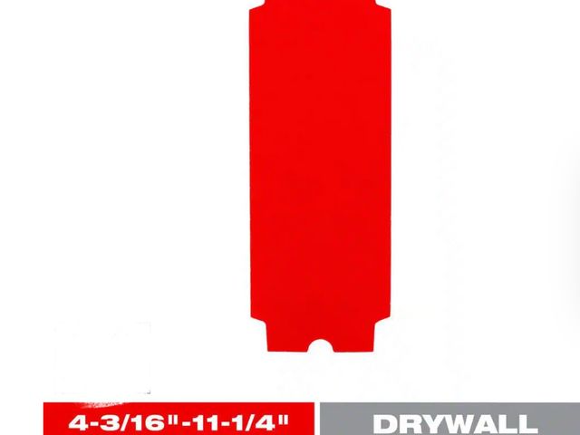 Lot 96-162517 - Norton 4-3/16" x 11-1/4" (106 x 286 mm) Drywall Sanderpaper (50-pack) 80 course grit