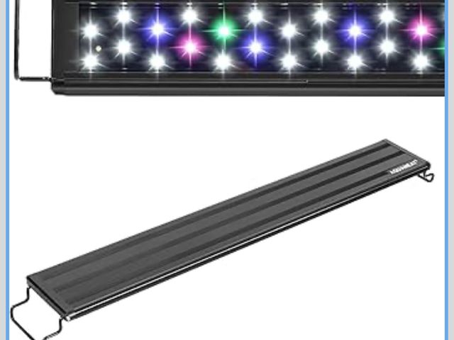Lot 96-174622 - AQUANEAT LED Aquarium Light Full Spectrum for 30 Inch to 38 Inch Fish Tank Light Fresh Water New