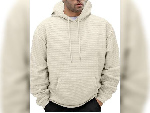 Lot 96-178782 - Waffle Knit Hooded Sweatshirts Casual Size 2XL
New