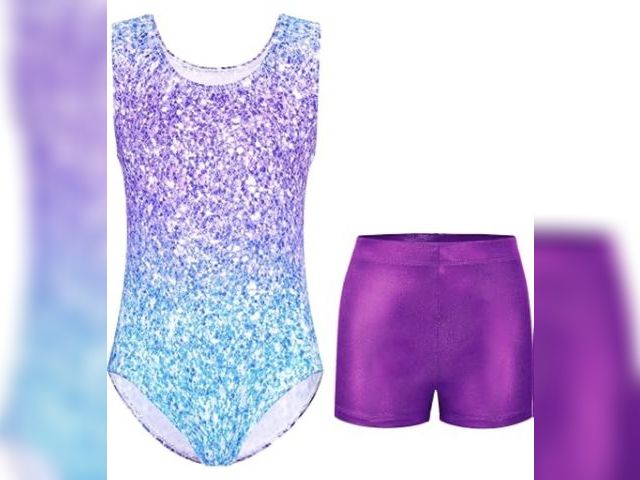 Lot 96-233108 - Kids Gymnastics Leotard  New Size Large