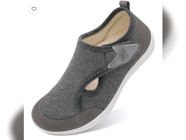Lot 96-230709 - Barerun Women's Wide Diabetic Slippers Adjustable for Indoor Outdoor House Shoes Size 41 (9.5 or 10)...