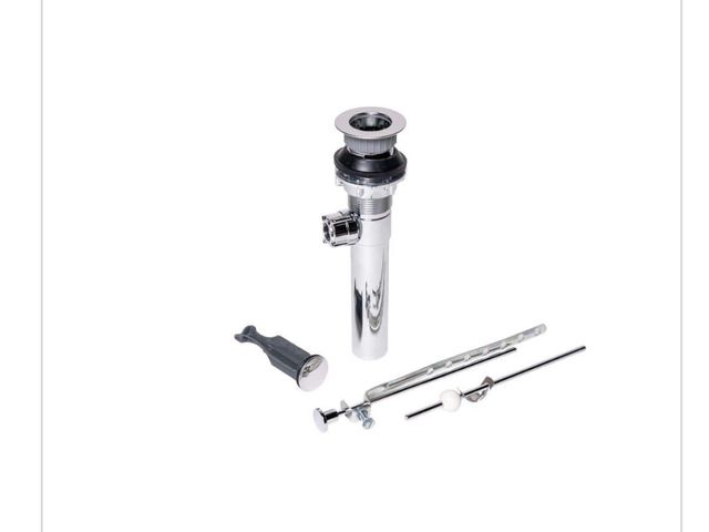 Lot 96-162922 - Oatey 1-1/4 in. Chrome-Plated Plastic Sink Drain Pop-Up Drain Assembly New