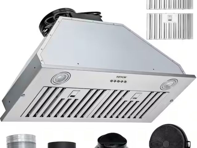 Lot 96-162623 - VEVOR
Insert Range Hood 800CFM 3-Speed 30 in. Stainless Steel Built-in Kitchen Vent Ducted/Ductless ...