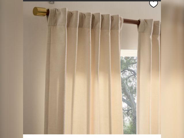 Lot 96-173790 - West Elm Worn Velvet Curtain Light Brown 48x84 in, pole pocket, new, MSRP $129