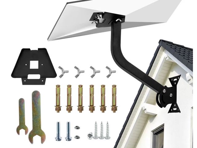 Lot 96-179591 - Starlink Gen 3 Roof Mount Adjustable Pivot Wall Mount for Starlink Gen3 Heavy Duty Pole Mounting Kit...