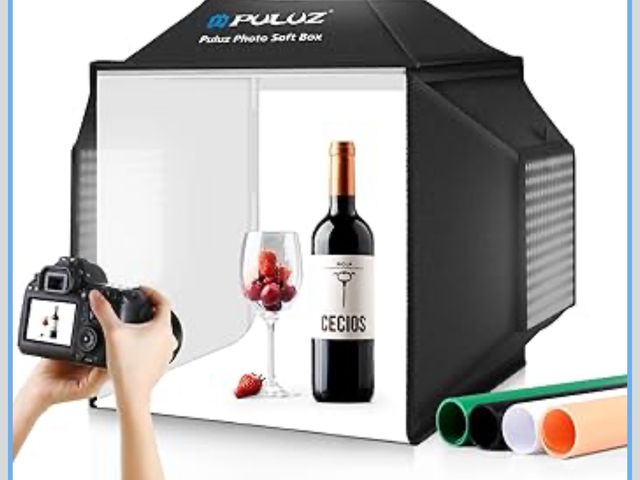 Lot 96-178988 - PULUZ Portable Photo Studio Light Box, 16x16 inch Professional Dimmable Shooting Tent Kit Soft Box w...