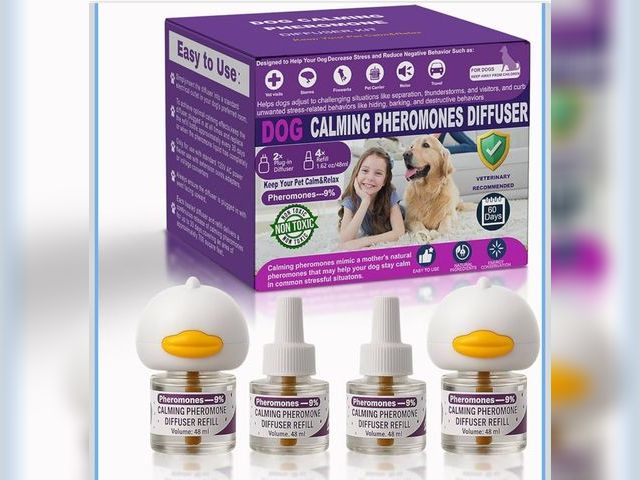 Lot 96-194406 - Dog Calming Pheromones Diffuser &amp; 6 in 1 Kit Appeasing Dog Pheromone Diffuser to Calm (2 Plug in...