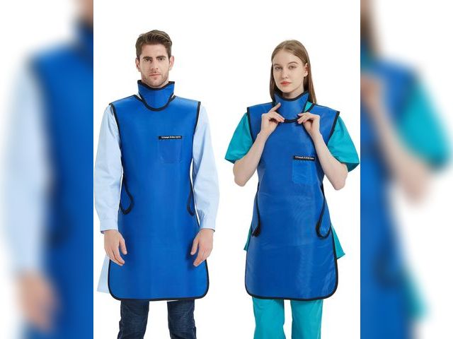 Lot 96-180886 - SHINRAY 0.5mmpb Xray Lead Apron for Xray with Thyroid Shield Collar,Lead Gown,Dental Xray Shield…
Si...