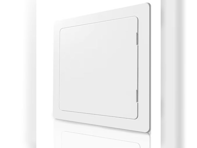 Lot 96-189904 - Access Panel for Drywall - 24x24 Inch Wall Hole Cover - Heavy Durable Plastic White Door for Plumbin...