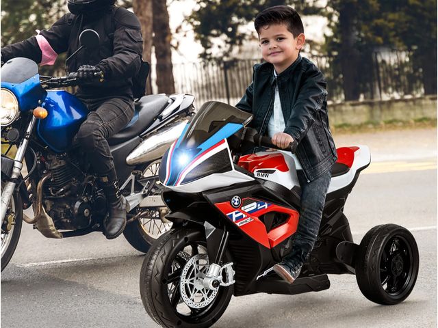 Lot 96-197610 - Gymax 12V Kids Ride on Motorcycle Licensed BMW 3 Wheels Electric Toy w/ Light &amp; Music Red
New
Ms...