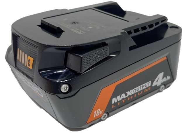 Lot 96-152632 - RIDGID 18V 4.0 Ah MAX Output Lithium-Ion Battery

New