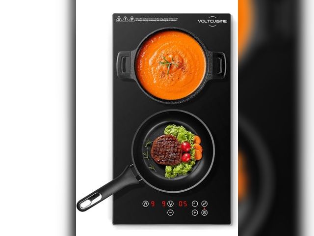 Lot 96-180026 - 3300W Induction Cooktop, Hot Plate Electric Stove for Countertop, Precision Top Induction Burner, Po...